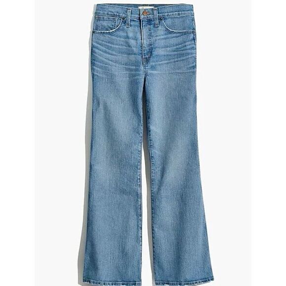 Madewell NWT Retro Flare Jeans in Norwich Wash Stovepipe Size 32 - Picture 1 of 5